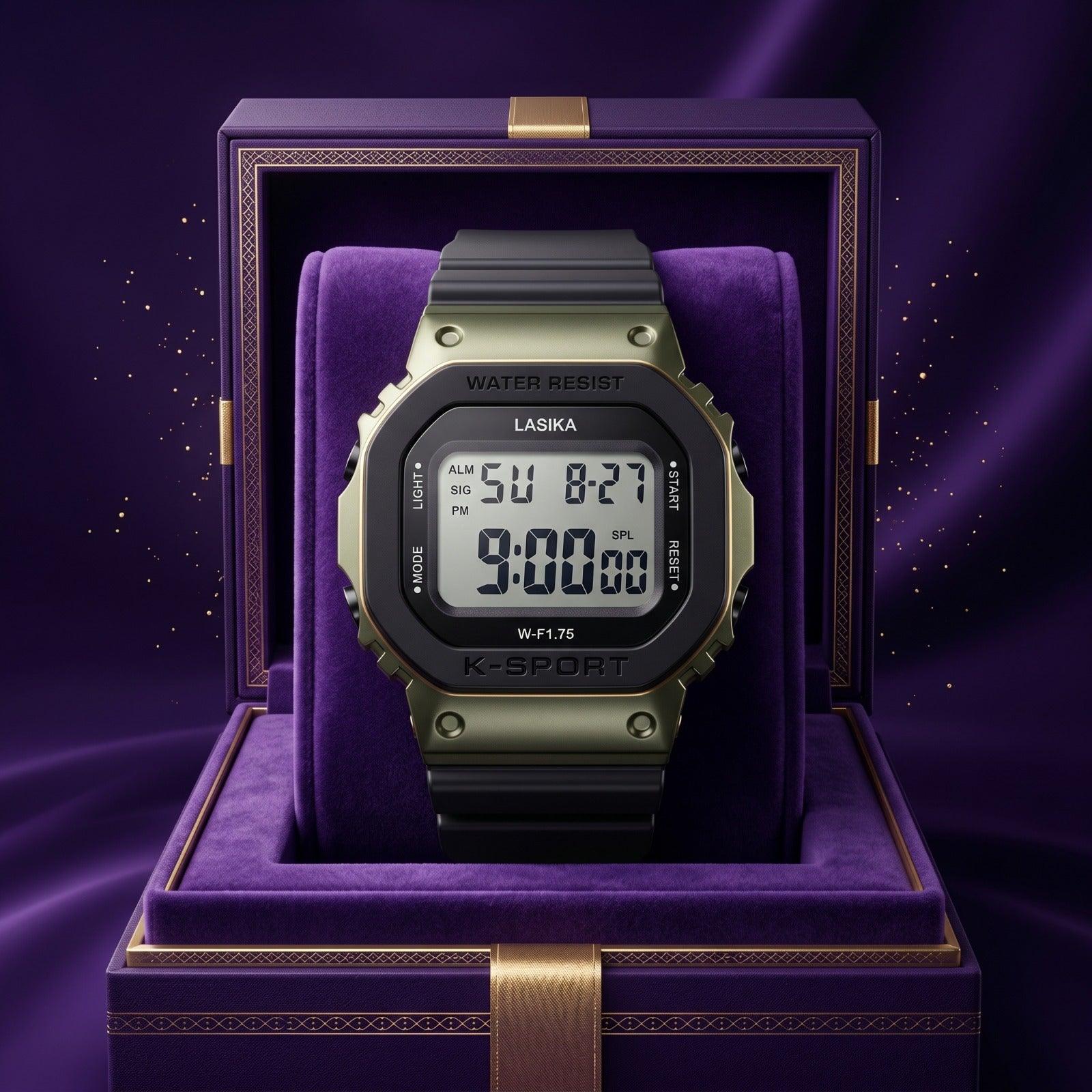 LASIKA Retro Sport Digital Watch